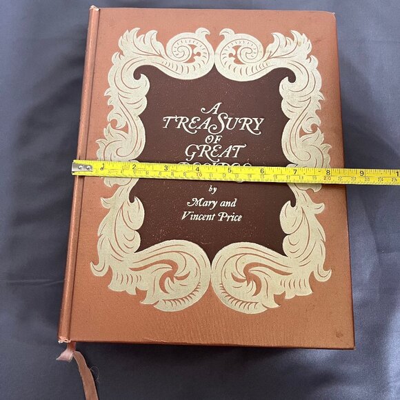 Treasury of Great Recipes Mary & Vincent Price Cookbook Kitchen Gold 1965 Chef - Picture 13 of 15